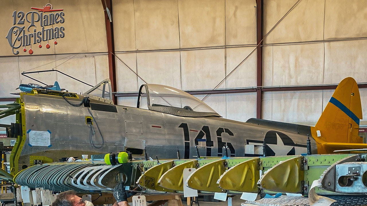 CAF 12 Planes of Christmas P 47 Thunderbolt