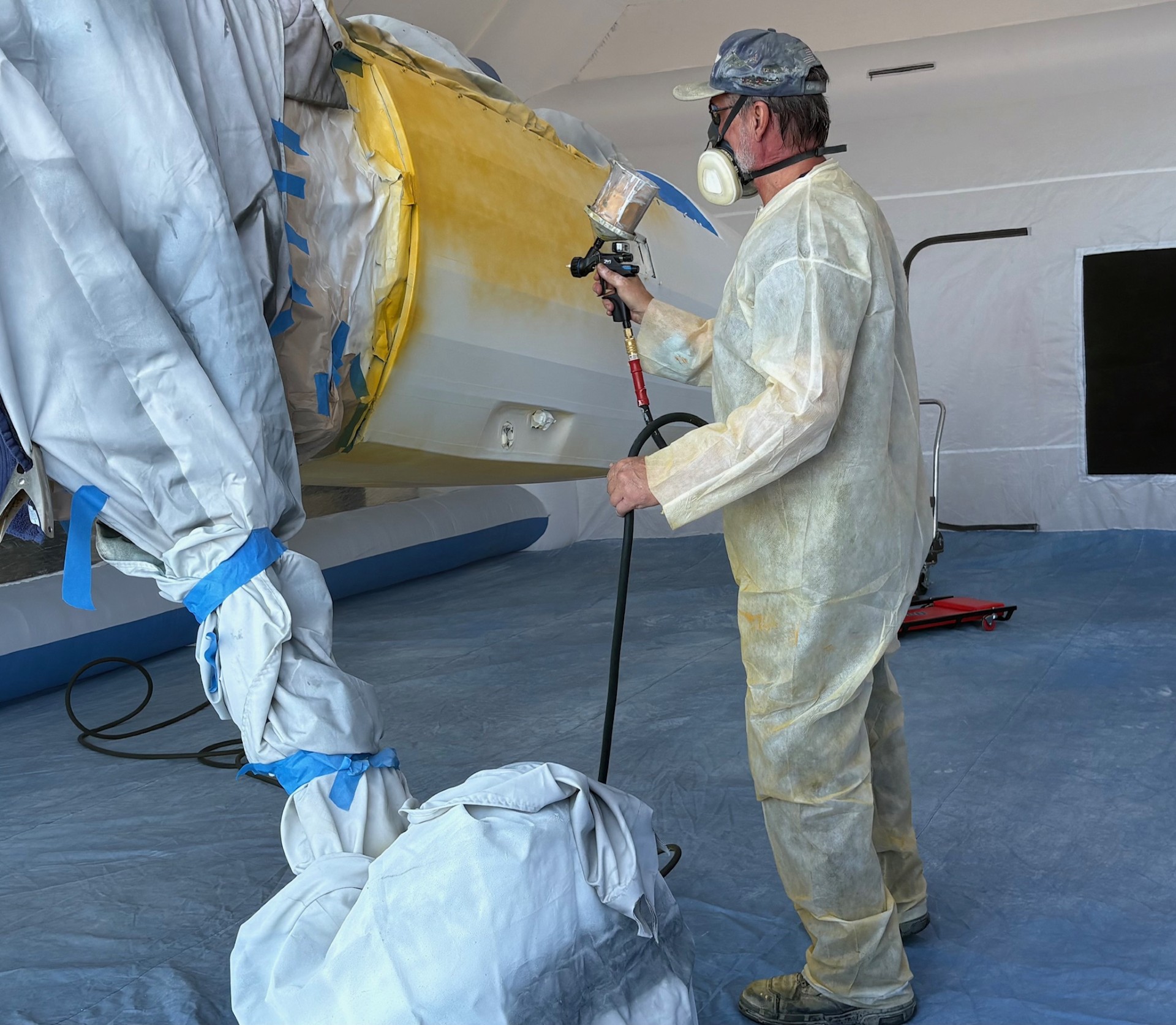 CAF Airbase Georgia Advances Restoration of Navy Stearman N2S 2 7