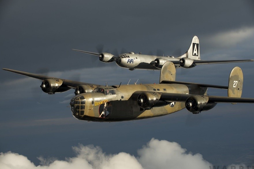 CAF B 29 FIFI and B 24 Diamond Lil