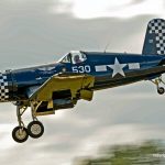 CAF Corsair on Final Approach