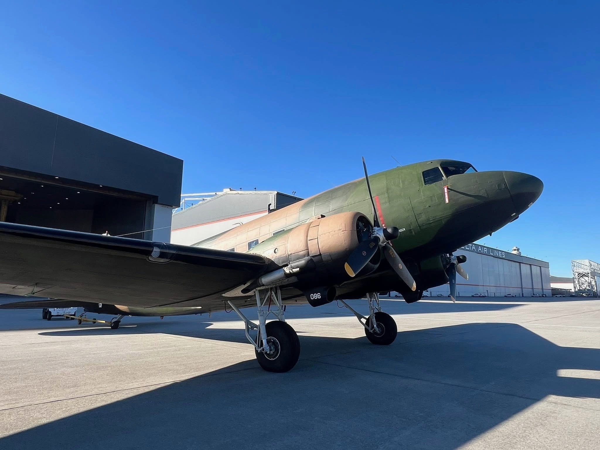 CAF Gulf Coast Wing’s AC-47 “Spooky” Returns from Delta TechOps with New Livery