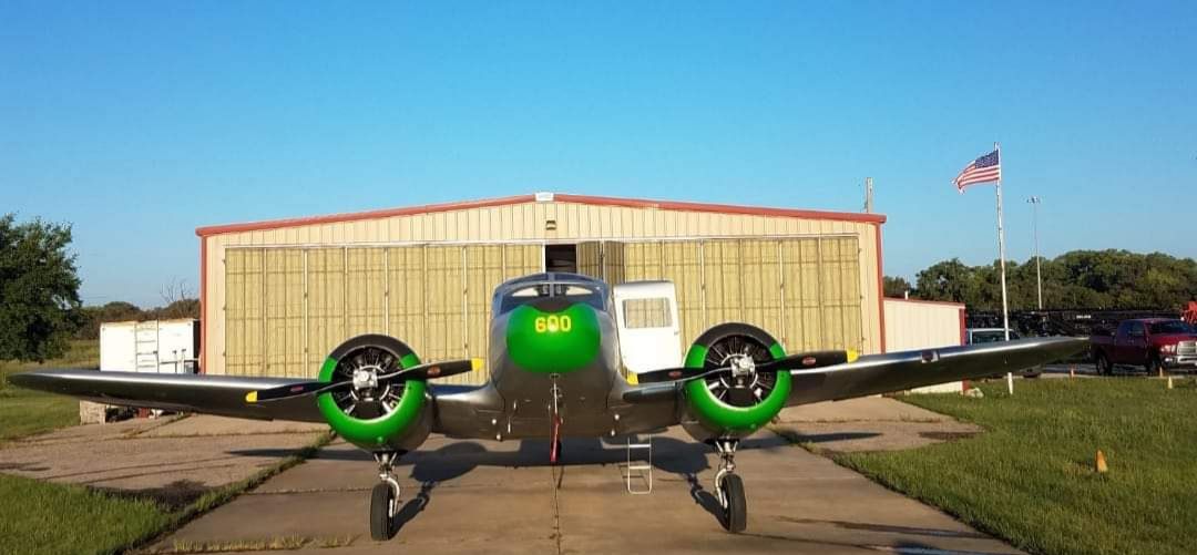 CAF Jayhawk Wing UC 78 Bobcat Hangar