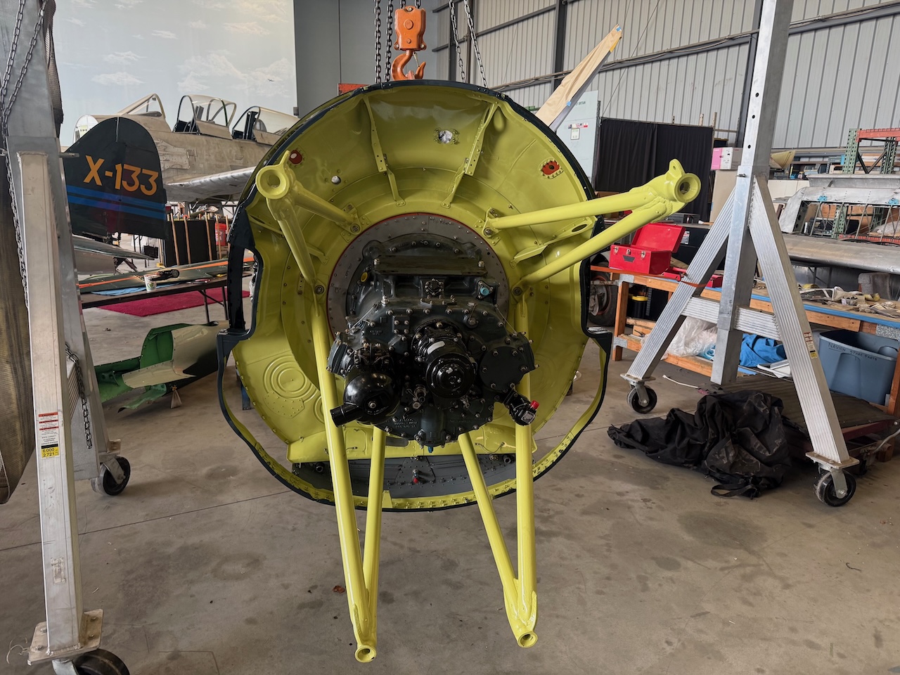 CAF SoCals F8F 2 Bearcat Restoration Moves Forward 4447