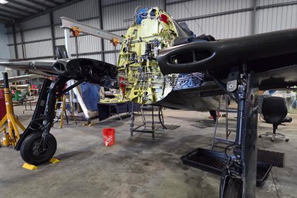 CAF Socal Wing Grumman F8F 2 Bearcat BuNo. 122674 Restoration