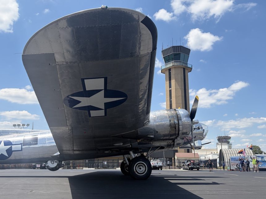 CAF WWII Era B 17 and B 25 Bombers Join Fighters and Trainers at PDK Airport in Atlanta 6060