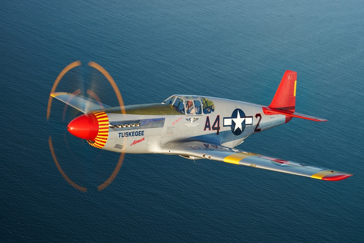 CAF red Tail Squadron P 51C Mustang