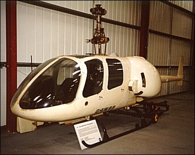 Cierva CR Twin Source inside hangar