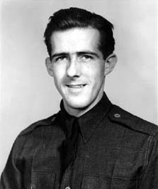 Official photo of Thomas B. McGuire Jr. as an Aviation Cadet. (U.S. Air Force photo)