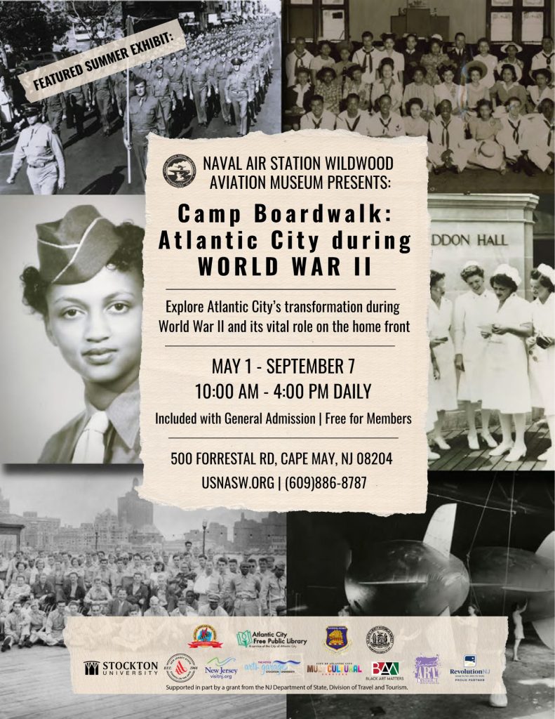 "Camp Boardwalk" WWII Exhibit to Open at NAS Wildwood Aviation Museum 15 Camp Boardwalk Flyer NASW