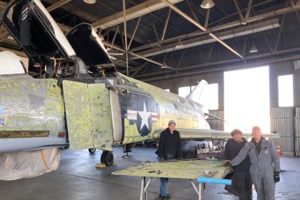 Castle Air Museum to Unveil Restored F 4S Phantom II Black Bunny