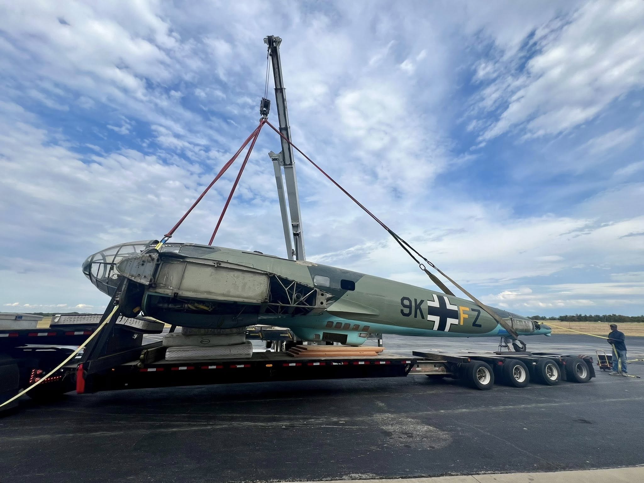 Cavanaugh Flight Museums CASA 2.111 Restoration Underway at Ezell Aviation 6