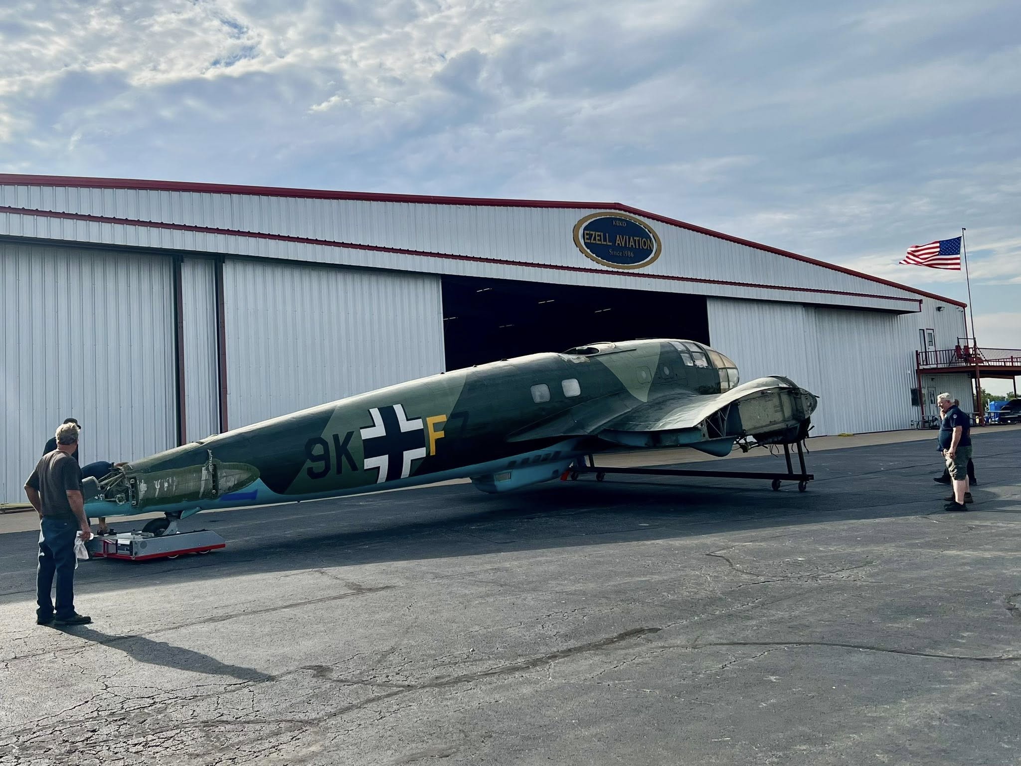 Cavanaugh Flight Museums CASA 2.111 Restoration Underway at Ezell Aviation 7