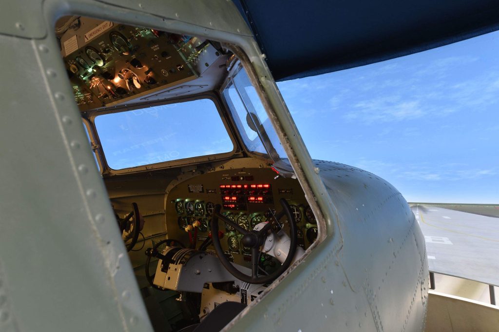 World’s Only Certified DC-3 Flight Simulator Finds New Home in California 13 Certified DC 3 Flight Simulator 5