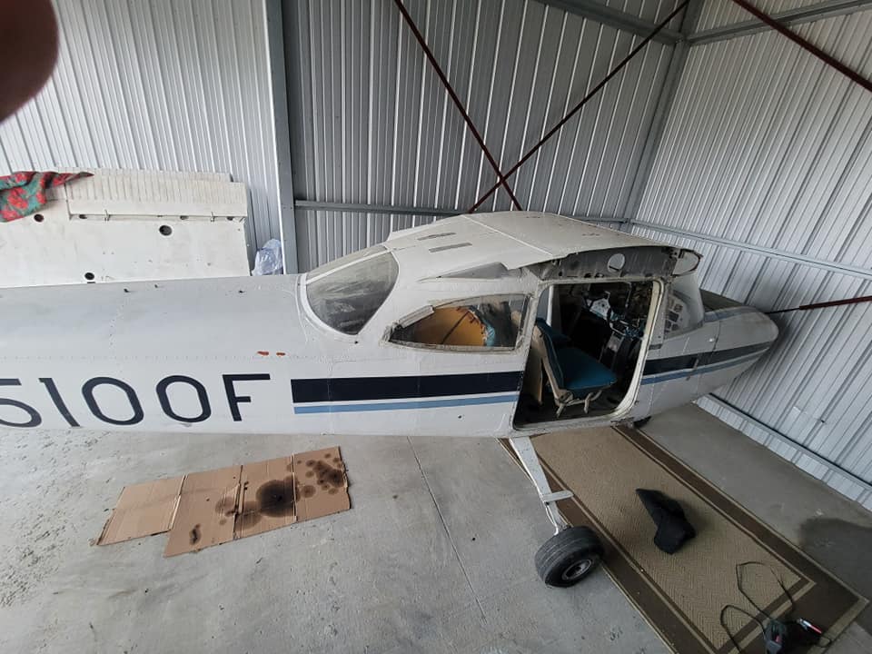 Cessna T 41 N5100F shortly after its donation to the Air and Space Education Institute