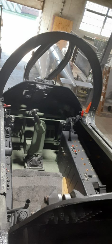 Chance Vought F7U 3 Cutlass Serial 129685 Cockpit