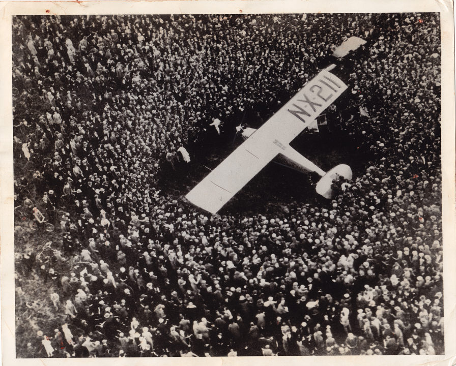 Old Rhinebeck’s Spirit of St. Louis to Fly to Florida for SUN ’n FUN Centennial Tribute 11 Charles Lindbergh arrived at Croydon Field Surrey England May 29 1927