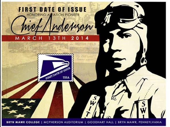 Chief Anderson will be honored with a United States Postal Stamp