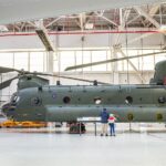 Chinook Bravo November on display at RAF Museum Midlands