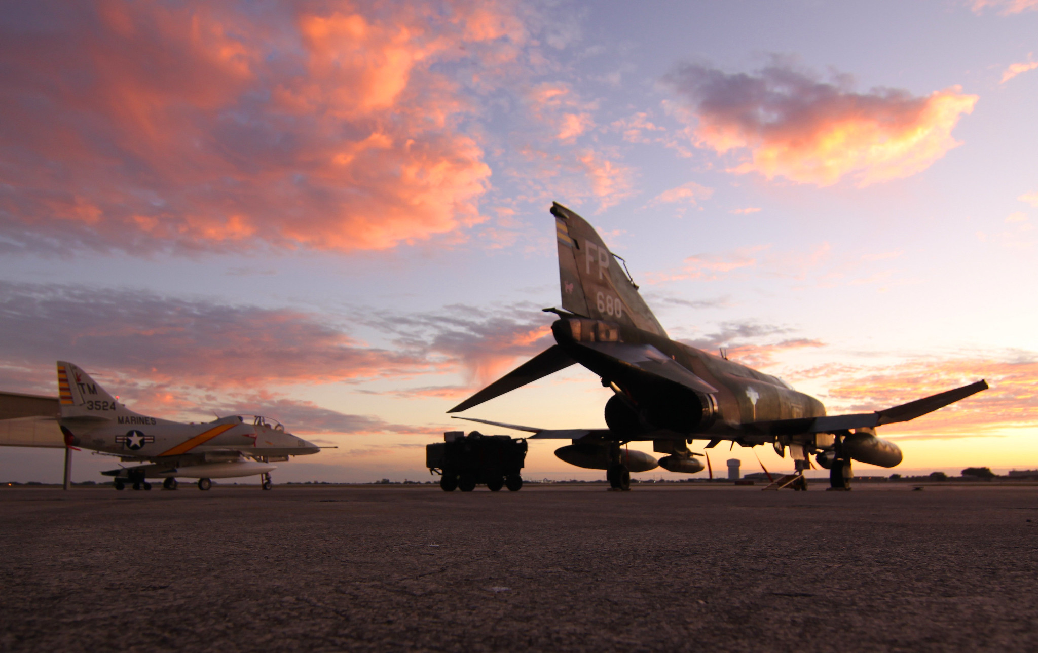 Collings F 4 Phantom and A 4 Skyhawk