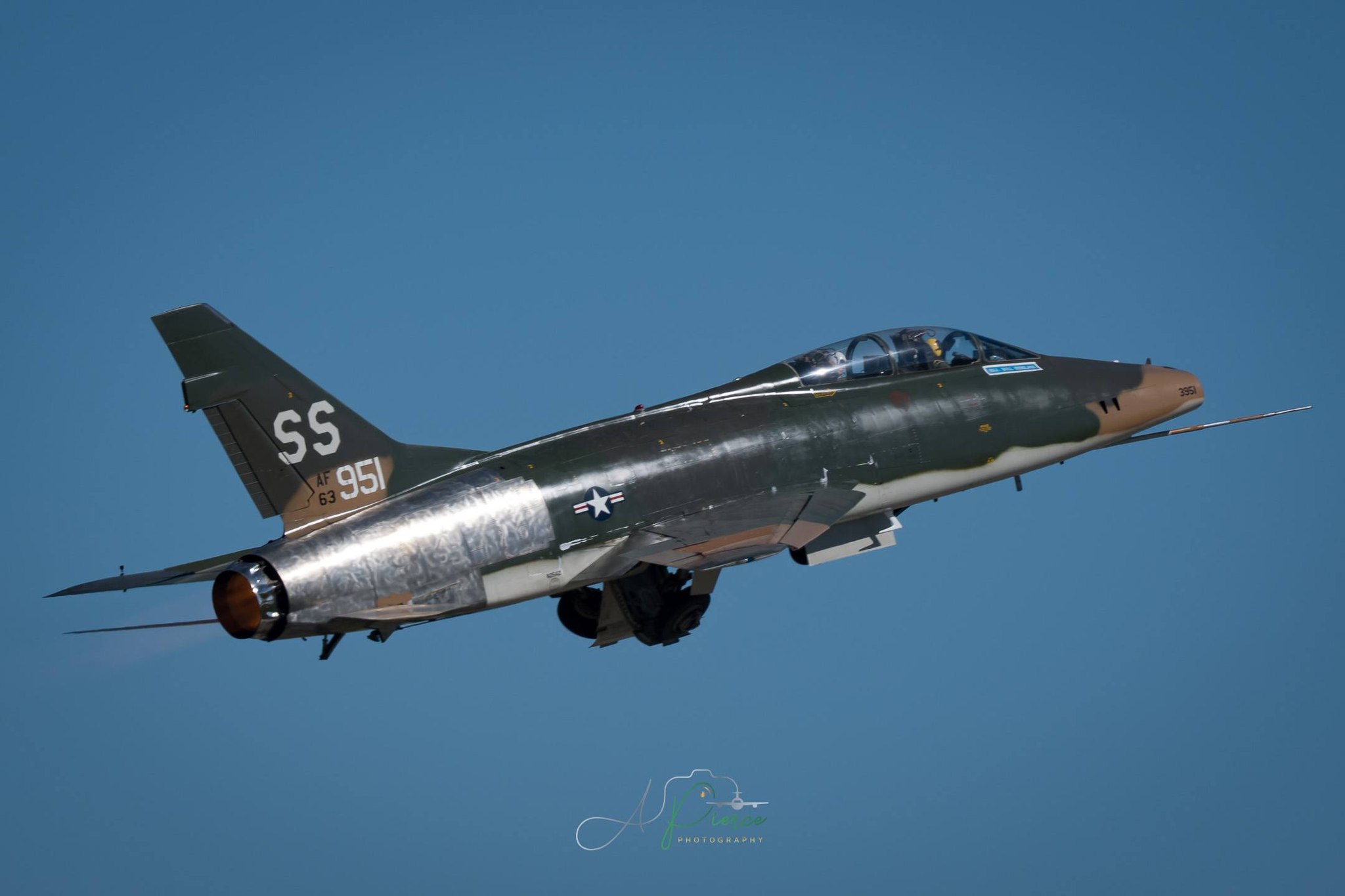 Collings Foundation’s F-100F Super Sabre Returns to Flight at Ellington Field 17 Collings Foundation North American F 100 USAF serial number 56 3844 N26AZ 7