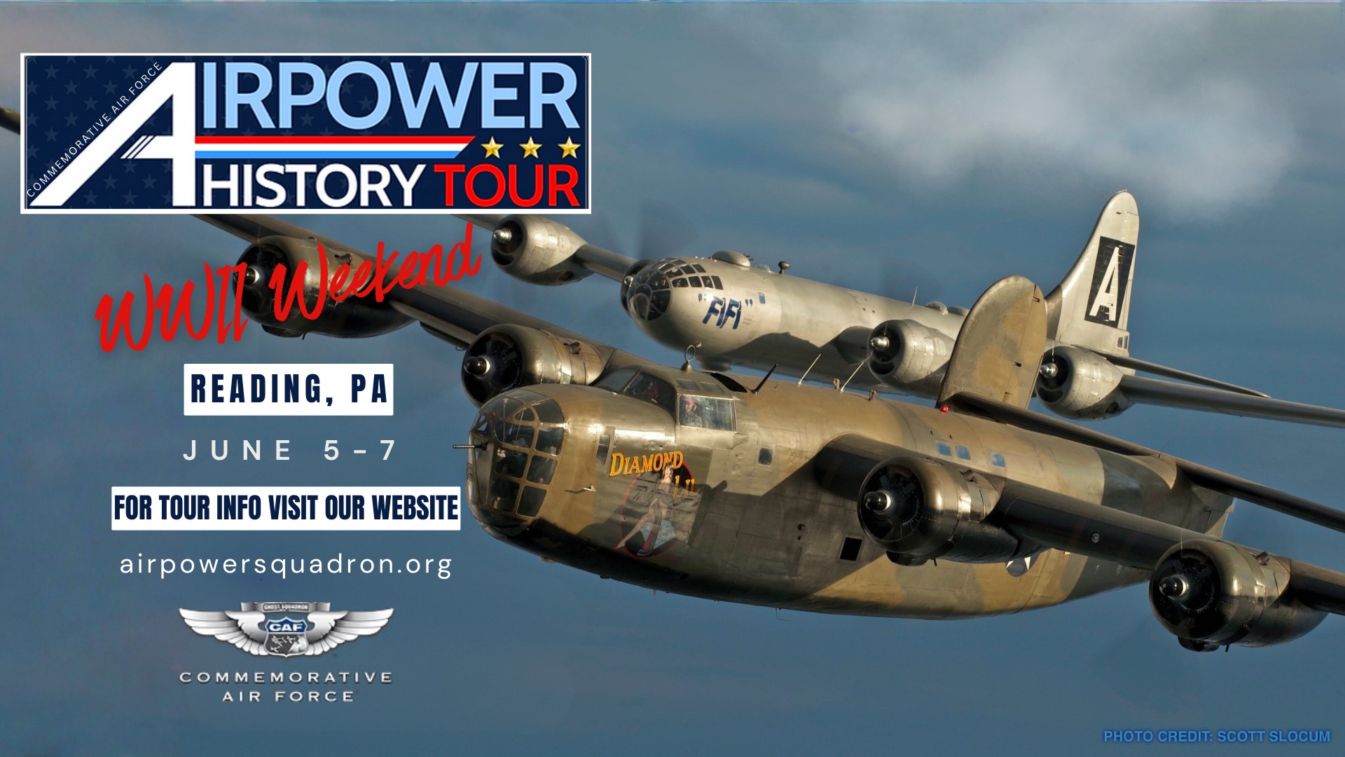 CAF AirPower History Tour Announces 2026 National Schedule 16 Commemorative Air Force B29 B24 Squadron Airpower History group