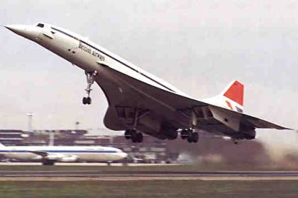 Concorde BA206 takeoff BAC G BOAA 21 January 1976