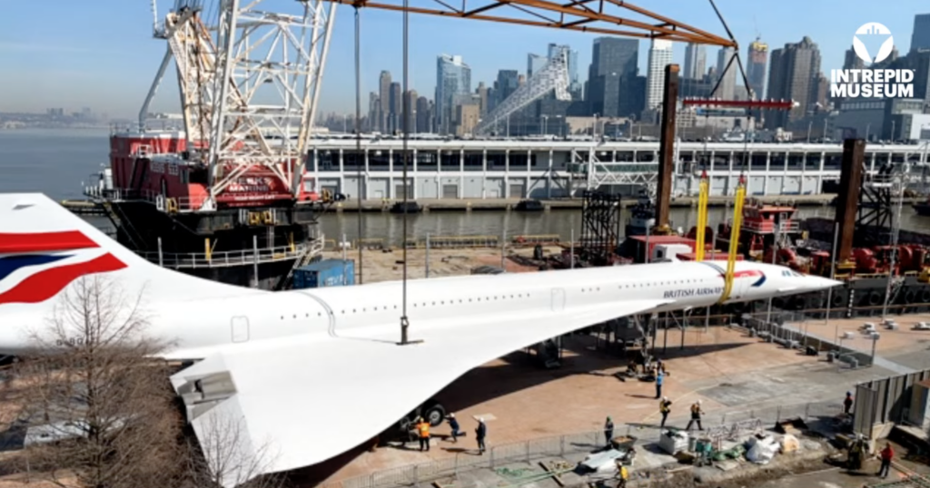 Concorde Returned to The Intrepid Museum