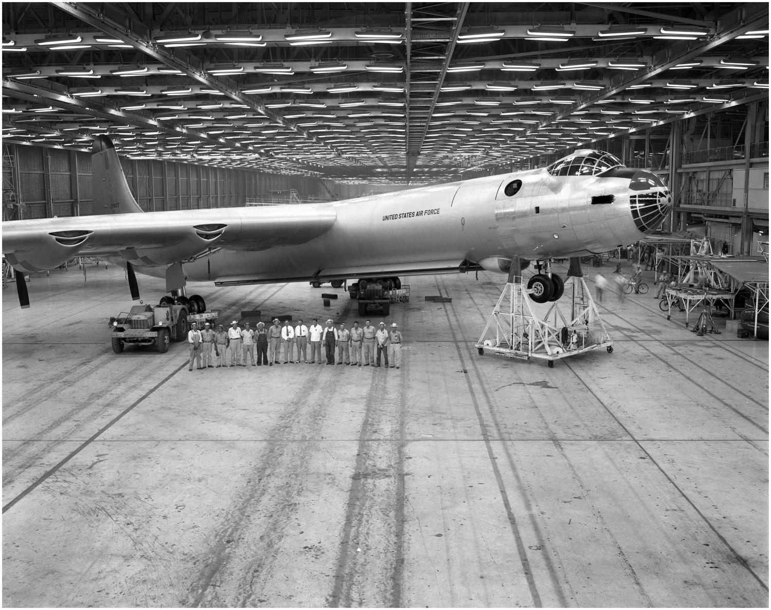 Convair B 36J 10 CF 52 2827 the last Peacemaker comes to the end of the assembly line at Fort Worth large