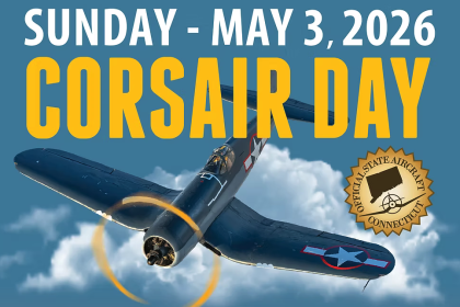 Corsair Day Returns to Connecticut Air Space Center on May 3