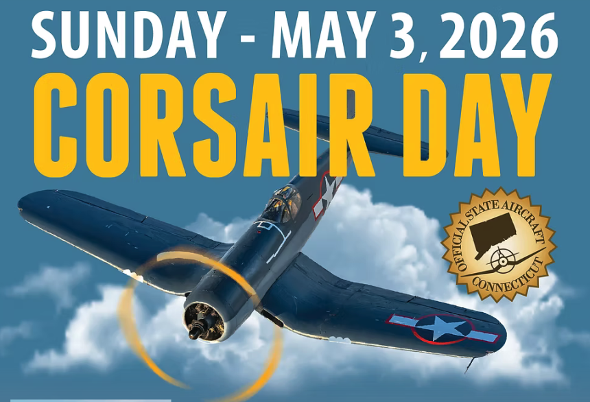 Corsair Day Returns to Connecticut Air Space Center on May 3