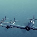 Corsairs of Black Sheep in flight