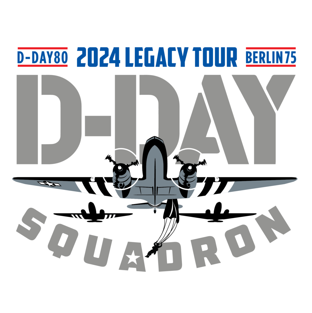 D Day Squadron Legacy Tour Logo Stacked