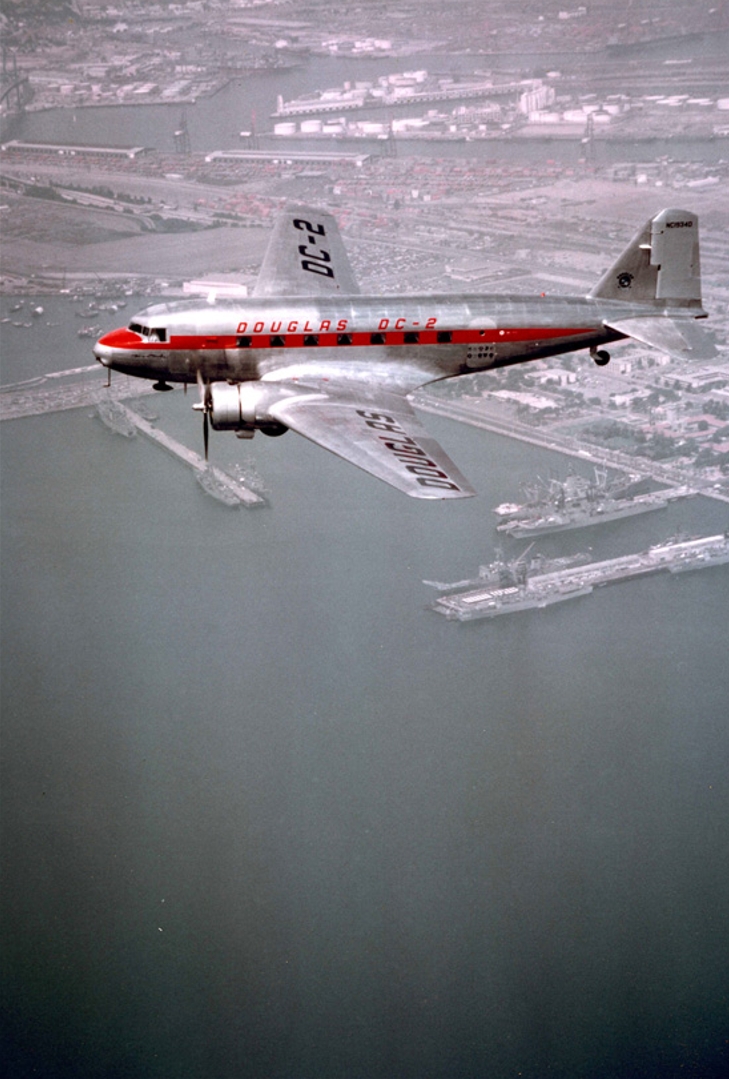 Adam’s Profile Reports: Douglas DC-2 N13711 29 DC 2 over Long Beach