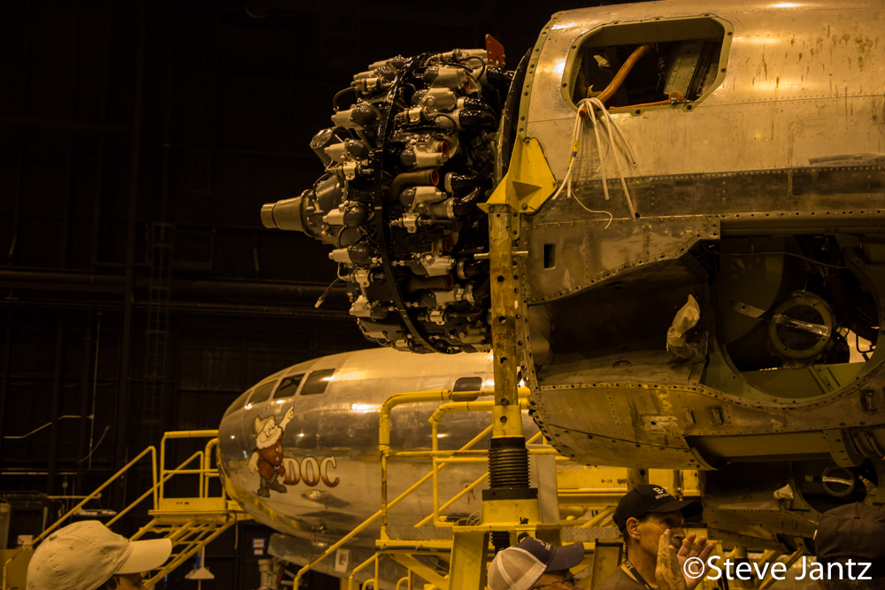 Engine Number One Installed on B-29 Doc