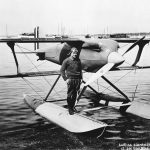 DOOLITTLE James H. Lieutenant USAAS with Curtiss R3C 2 racer 1925