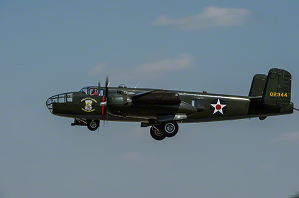 "Special Delivery" is the only B-25 Mitchell carrying then official Doolittle Raiders emblem. ( Image credit Moose Peterson)