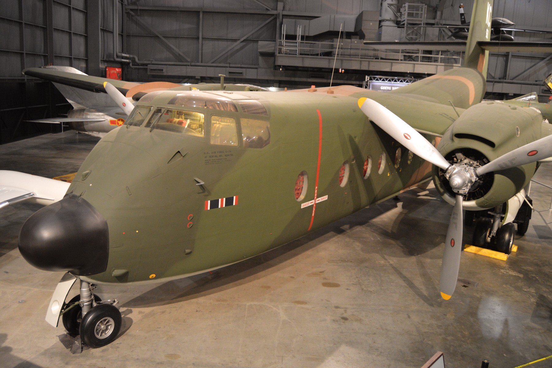 De Havilland C 7A Caribou in the Southeast Asia War Gallery at the National Museum of the United States Air Force