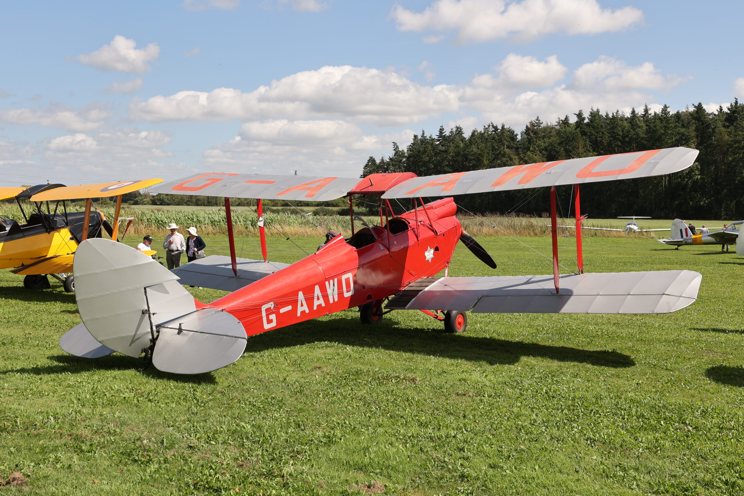 De Havilland Moth Club fly in Oaksey Park Wiltshire England 5502 scaled