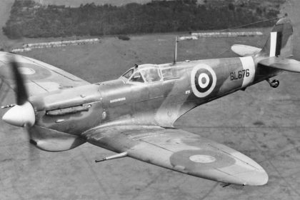 Deck based Spitfire Mk.VB BL676 which became the prototype of the Seafire Mk.IB