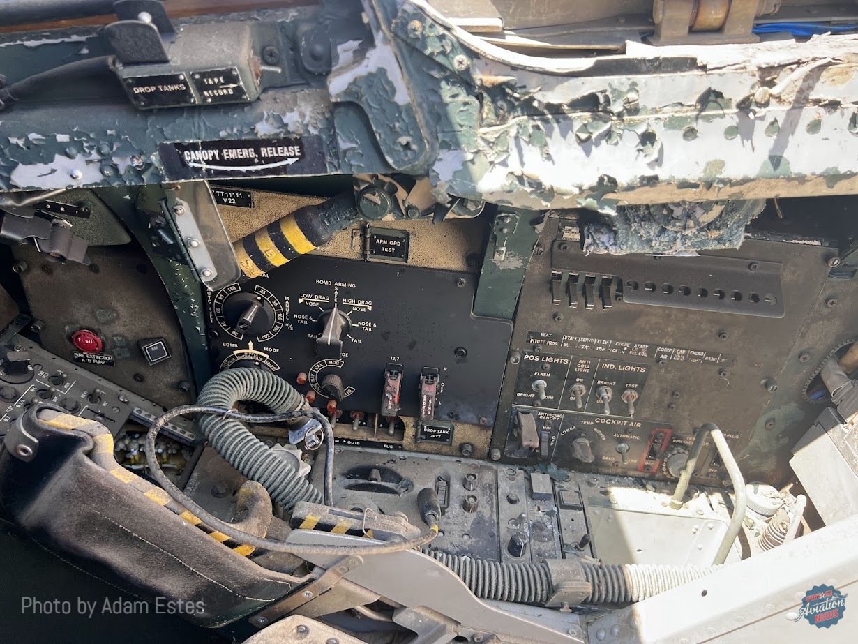 Detail of Draken N155XDs cockpit Adam Estes