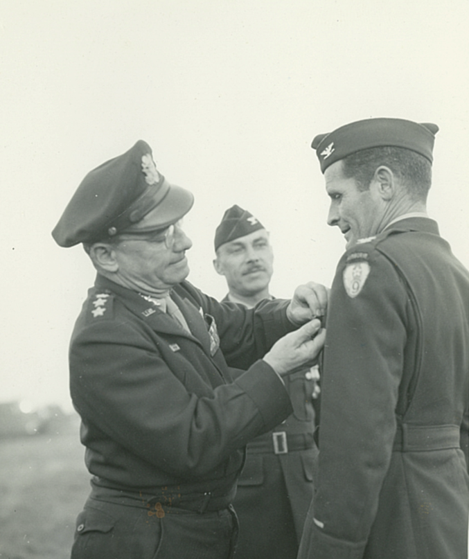 C-47 "That's All, Brother" - The Men Behind the Plane 13 Donalson receives award from Gen Brereton