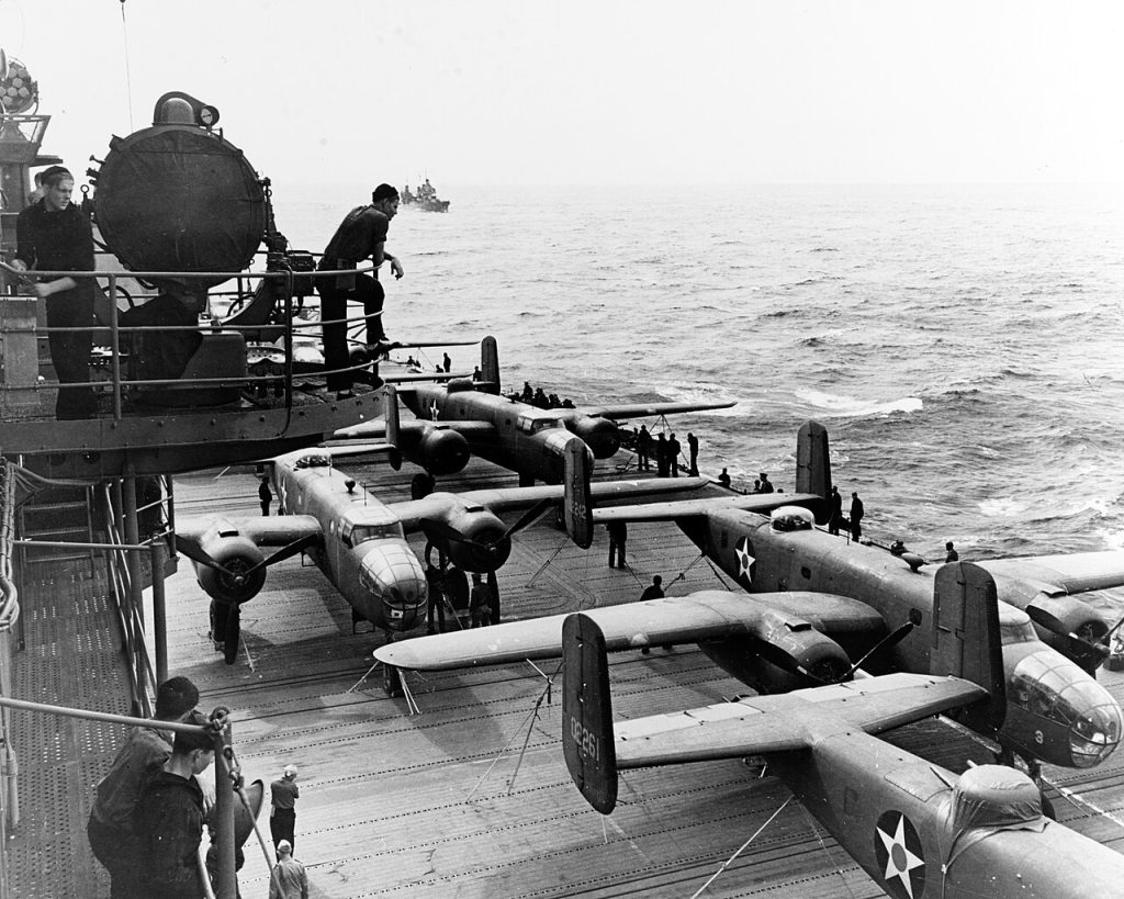 NAS Wildwood Aviation Museum to Host 2026 Lecture Series 17 Doolittles B 25s aboard the USS Hornet