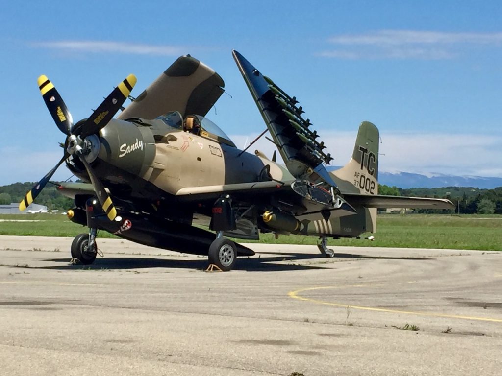 Rare Douglas AD-4 Skyraider Offered for Sale by Boschung Global 17 Douglas AD 4 Skyraider F AZHK boschungglobal 1