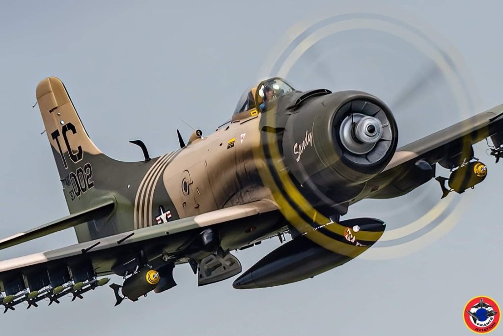 Rare Douglas AD-4 Skyraider Offered for Sale by Boschung Global 19 Douglas AD 4 Skyraider F AZHK boschungglobal 10