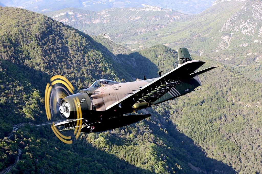 Rare Douglas AD-4 Skyraider Offered for Sale by Boschung Global 18 Douglas AD 4 Skyraider F AZHK boschungglobal 2