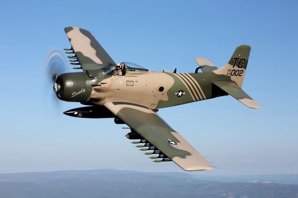 Rare Douglas AD-4 Skyraider Offered for Sale by Boschung Global 16 Douglas AD 4 Skyraider F AZHK boschungglobal 4