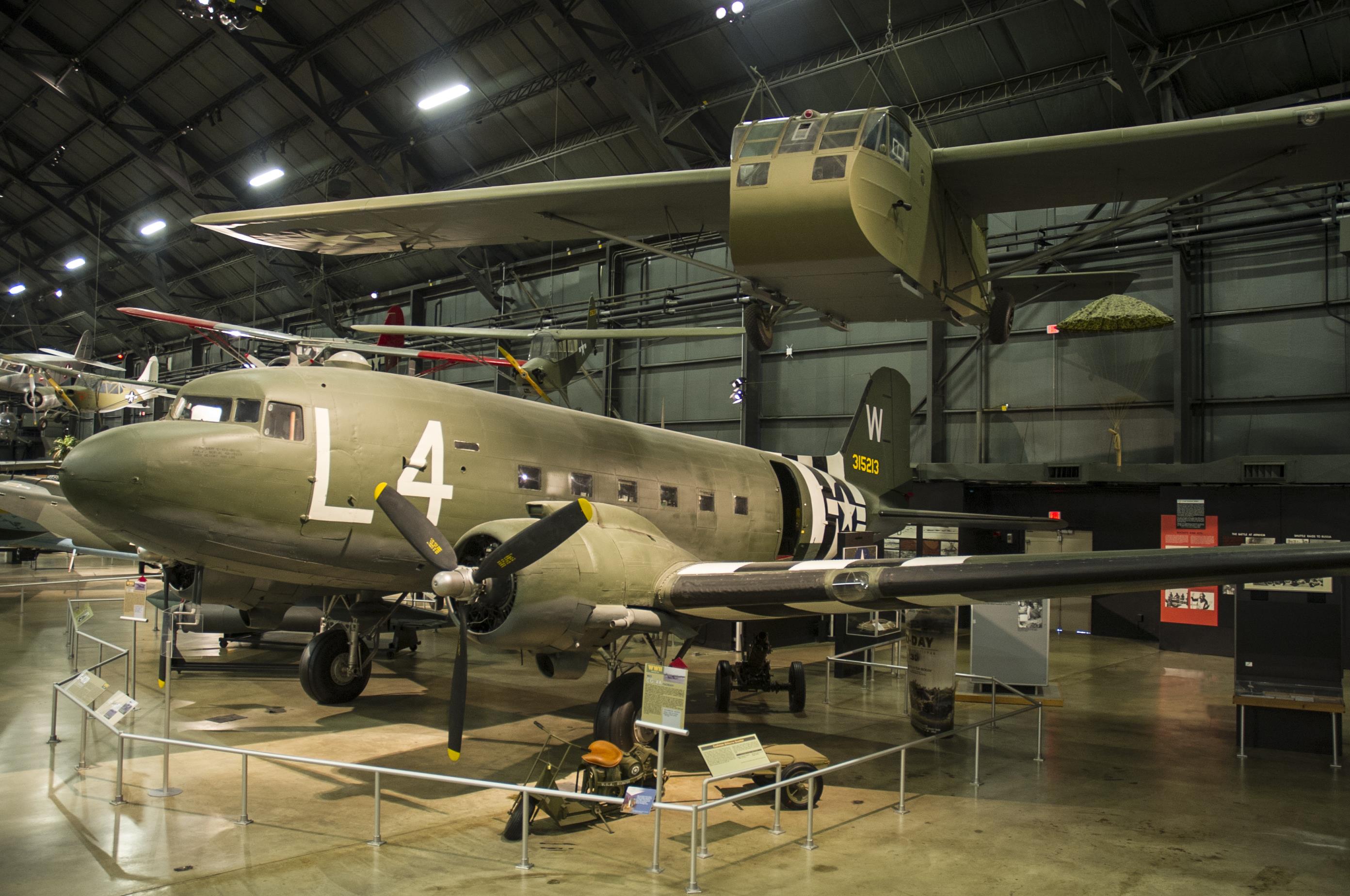 Douglas C 47D and Waco CG 4A