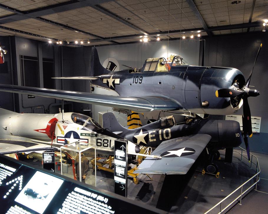 Douglas SBD 6 Dauntless in the Sea Air Operations gallery Smithsonian Photo by Mark Avino