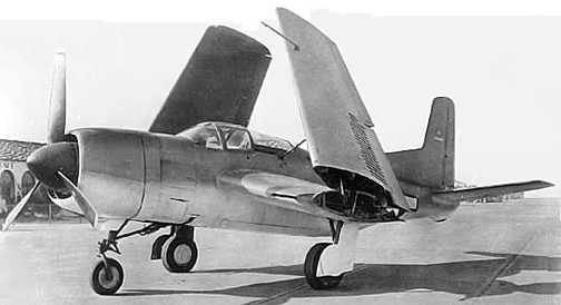 Douglas BTD 1 folded wings