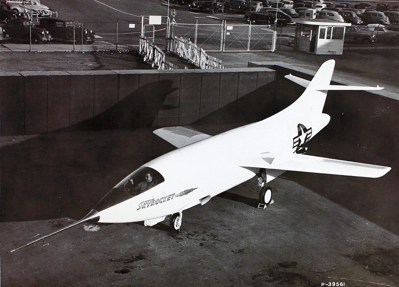 Today In Aviation History: Scott Crossfield Breaks Mach 2 12 Douglas D 558 II Skyrocket front upper view